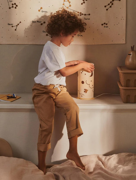 Skye Table Lamp Natural/Bronze