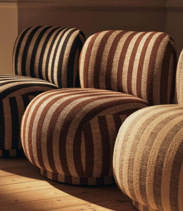 Rico Piccolo Lounge Chair - Louisiana Sand/Chocolate
