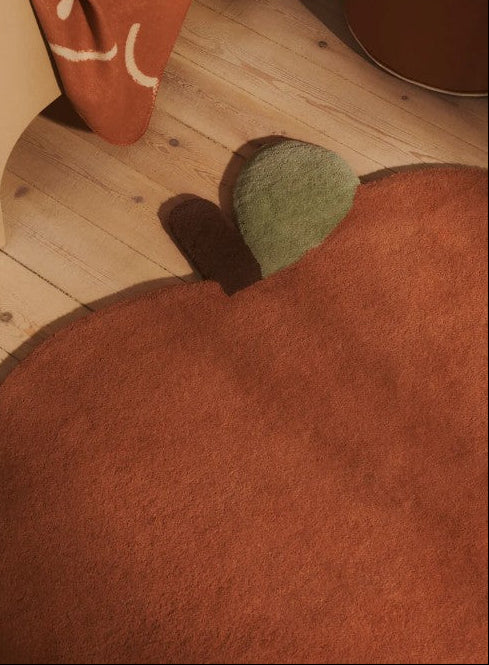 Apple Tufted Rug Brown Clay
