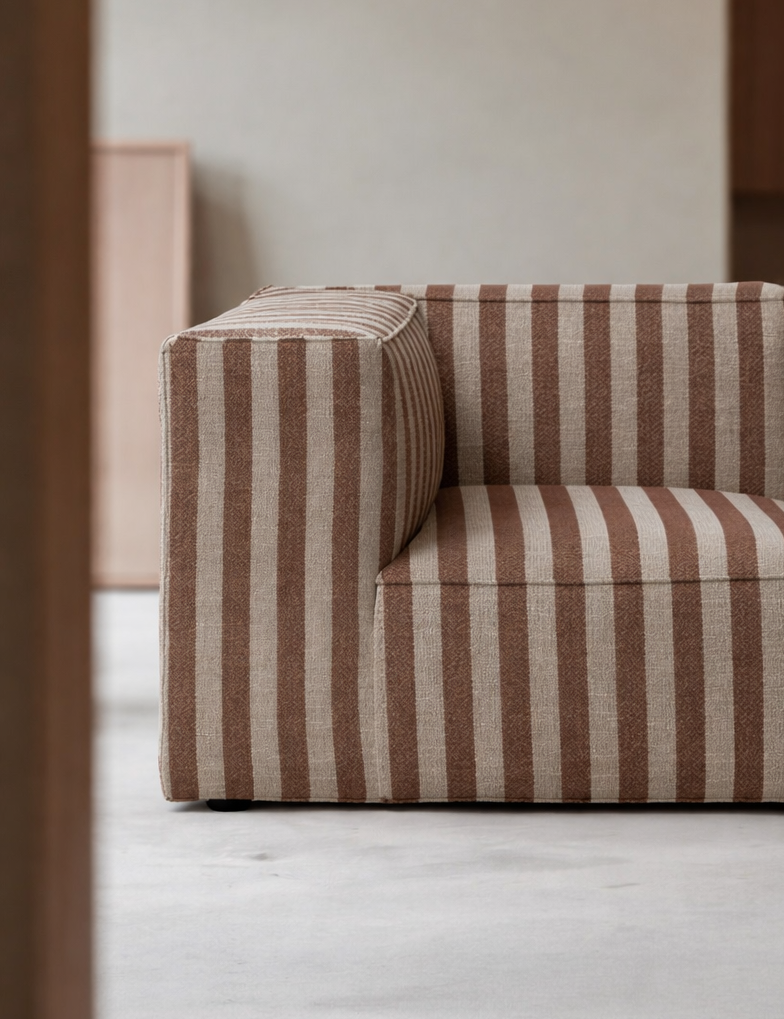 Catena Sofa Connect Corner L200 - Louisiana Sand/Chocolate