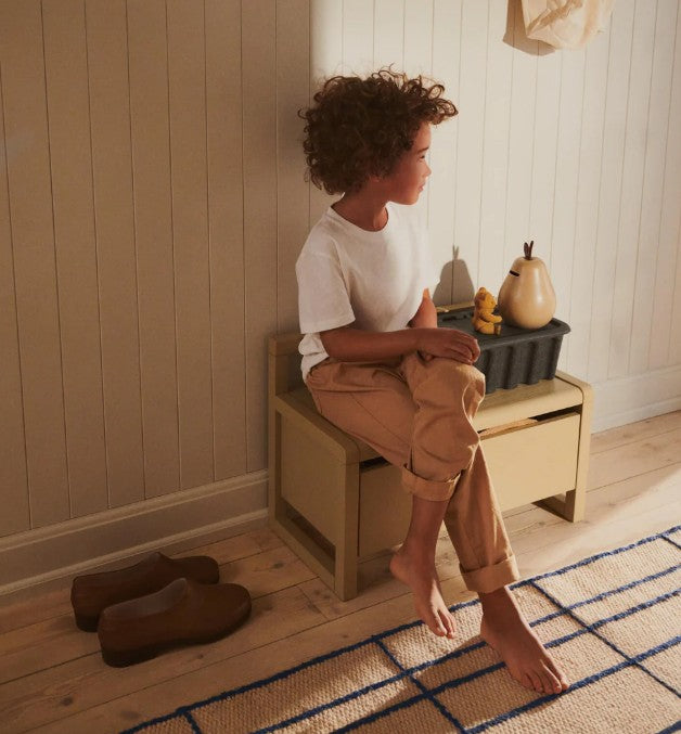 Little Architect Storage Bench Cashmere