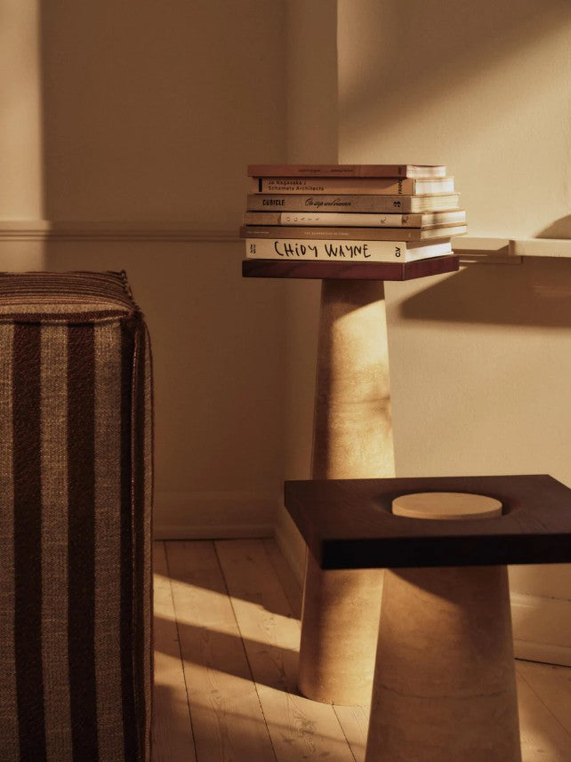 Grova Side Table Travertine