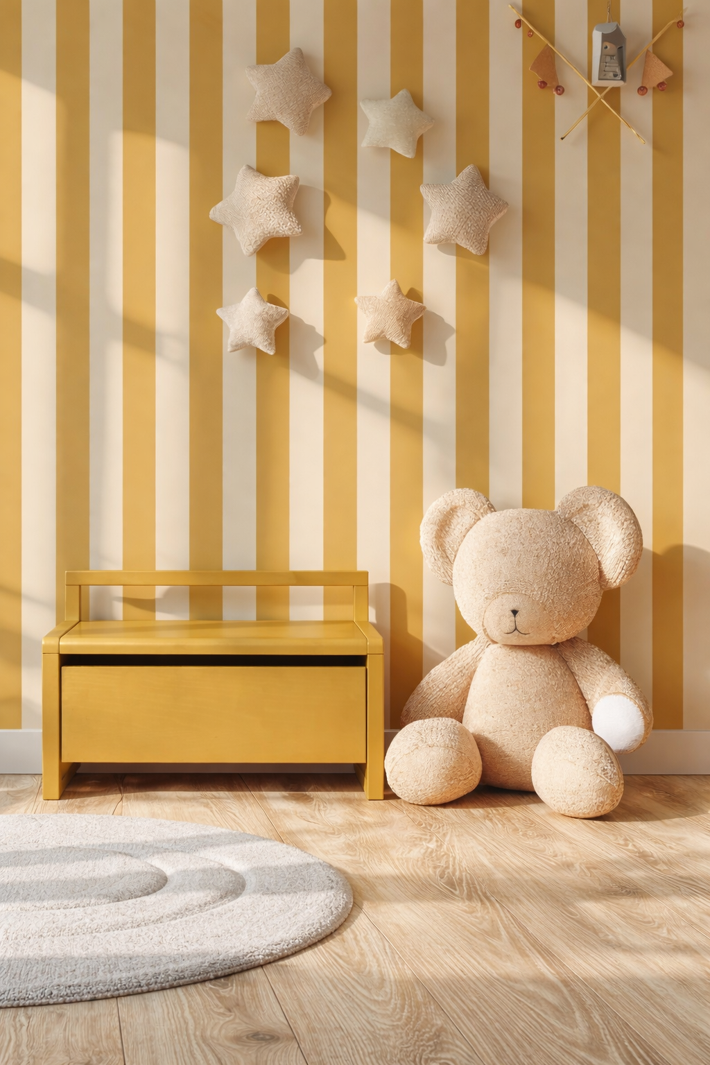 Little Architect Storage Bench Yellow