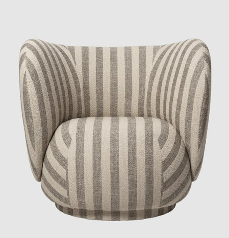 Rico Lounge Chair - Louisiana Sand/Off-White