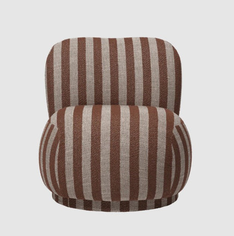 Rico Piccolo Lounge Chair - Louisiana Sand/Chocolate