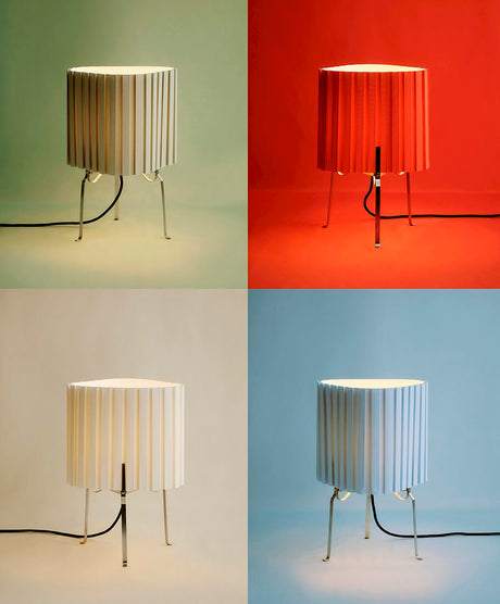 Lámpara de mesa Canelé blanco cálido · HAY