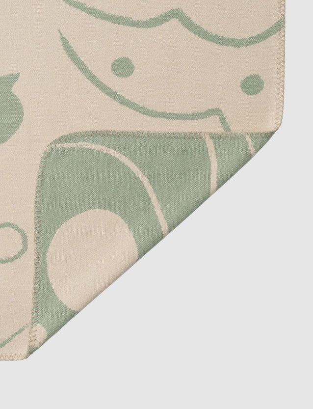 Skye Blanket Tea Green/Parchment