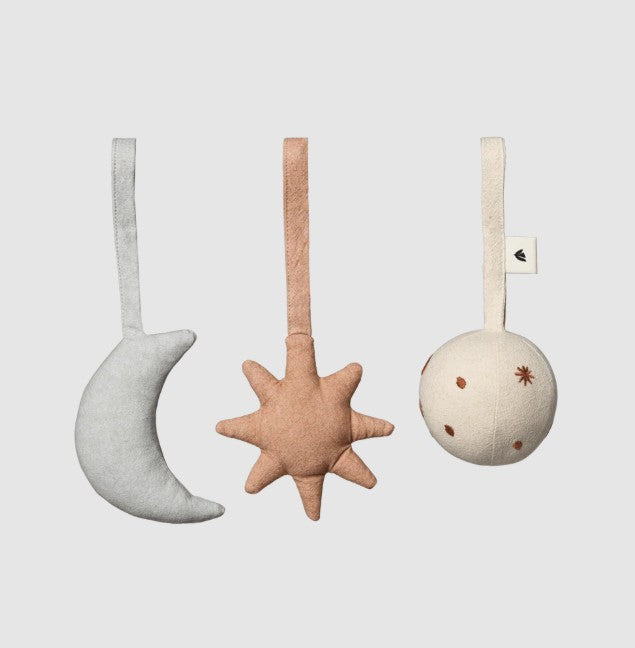 Skye Baby Toys - Set of 3 Rose