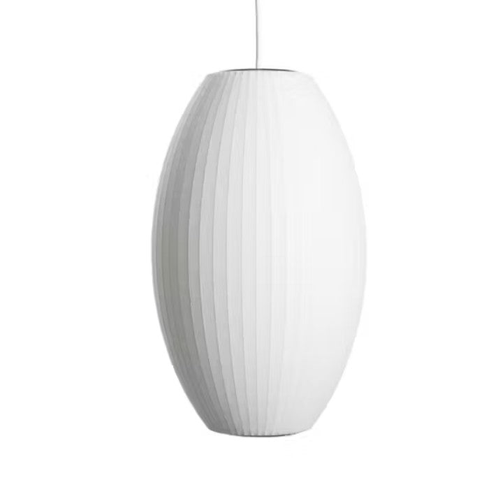 Nelson Cigar Bubble Pendant Medium Off White