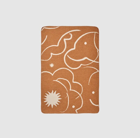 Skye Blanket Sienna/Parchment