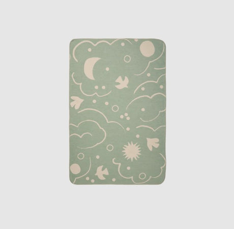 Skye Blanket Tea Green/Parchment