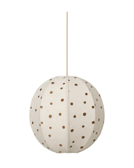 Embroidered fabric lampshade Dots · Ferm Living