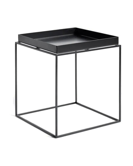 Mesa auxiliar Tray Table M negro · HAY