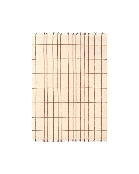 Rug Sen parchment/chestnut · Ferm Living
