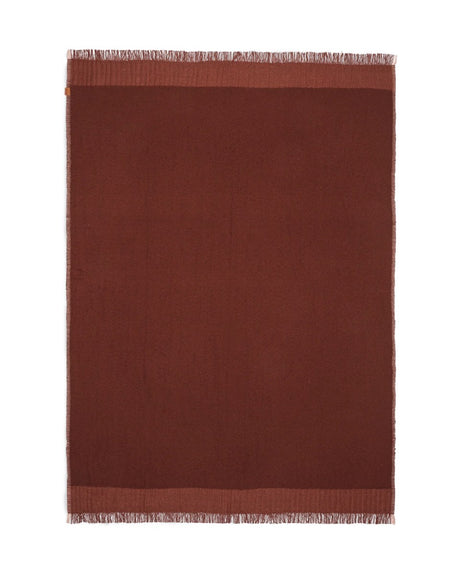 Manta Weaver rojo marrón · Ferm Living