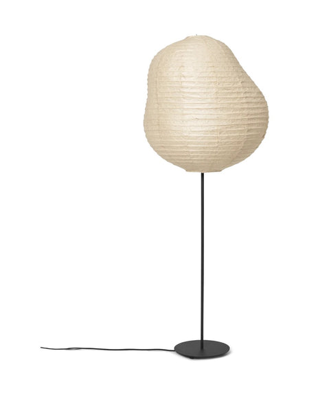 Stehleuchte Kurbis hoch Schwarz/natur · Ferm Living