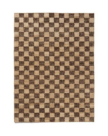Alfombra de lana y yute Check · Ferm Living