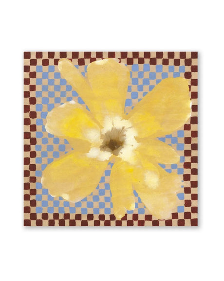 Lámina Flower with Checks · Paper Collective