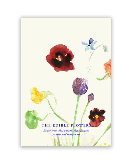 Lámina The Edible Flowers · Paper Collective