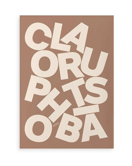 Lámina Claustrophobia · Paper Collective