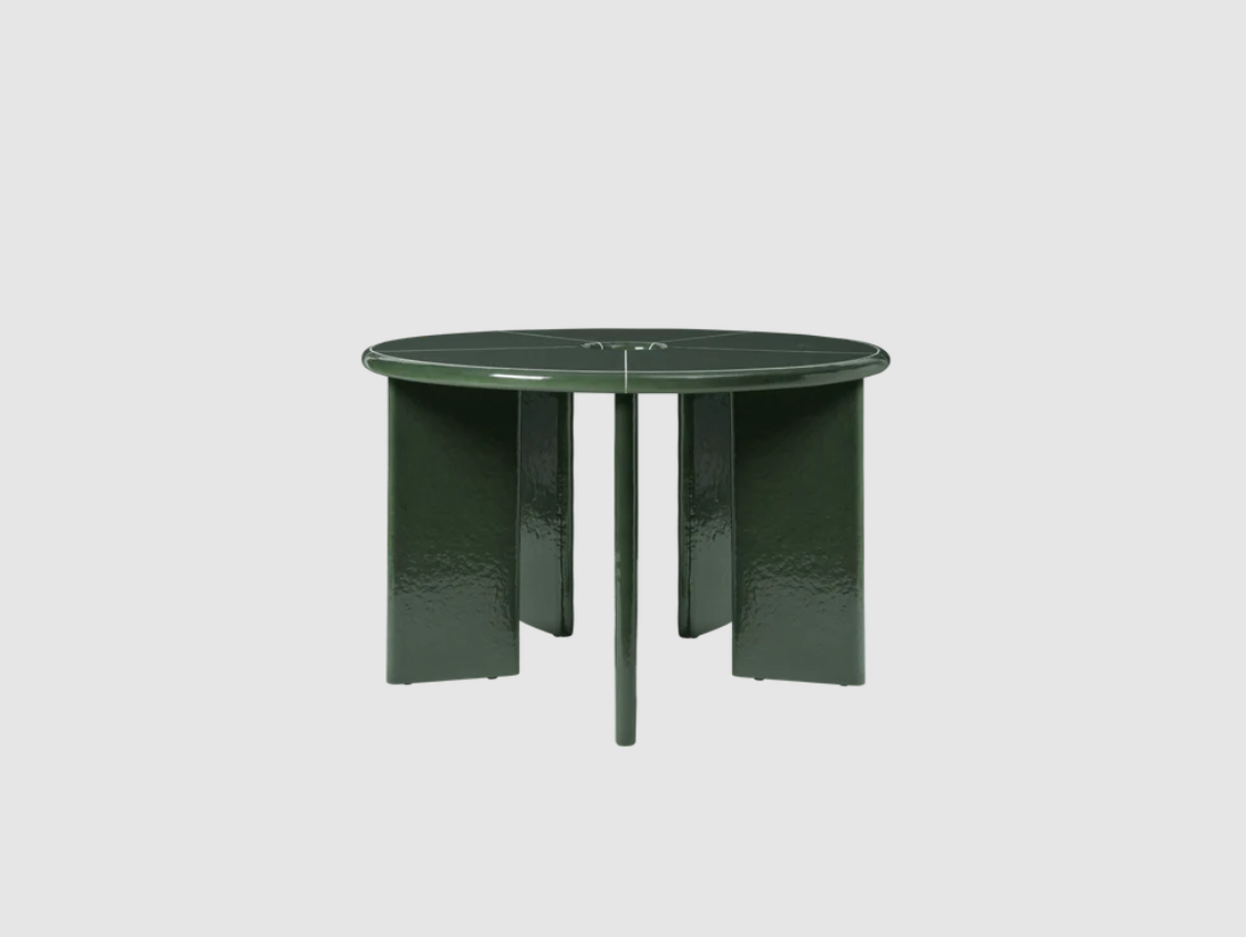 Deya Dining Table Dark Green