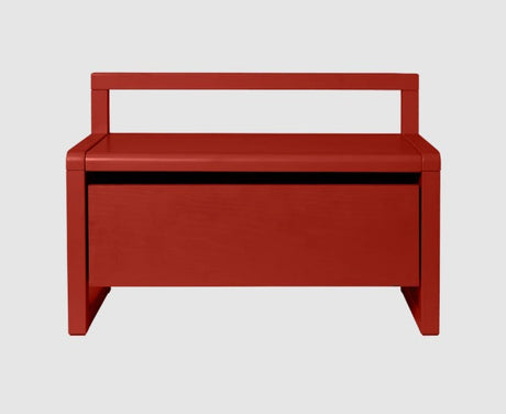 Little Architect Storage Bench Poppy Red