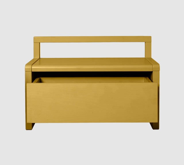 Little Architect Storage Bench Yellow