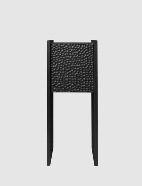 Scarni Pedestal Cabinet Dark Stained Ash