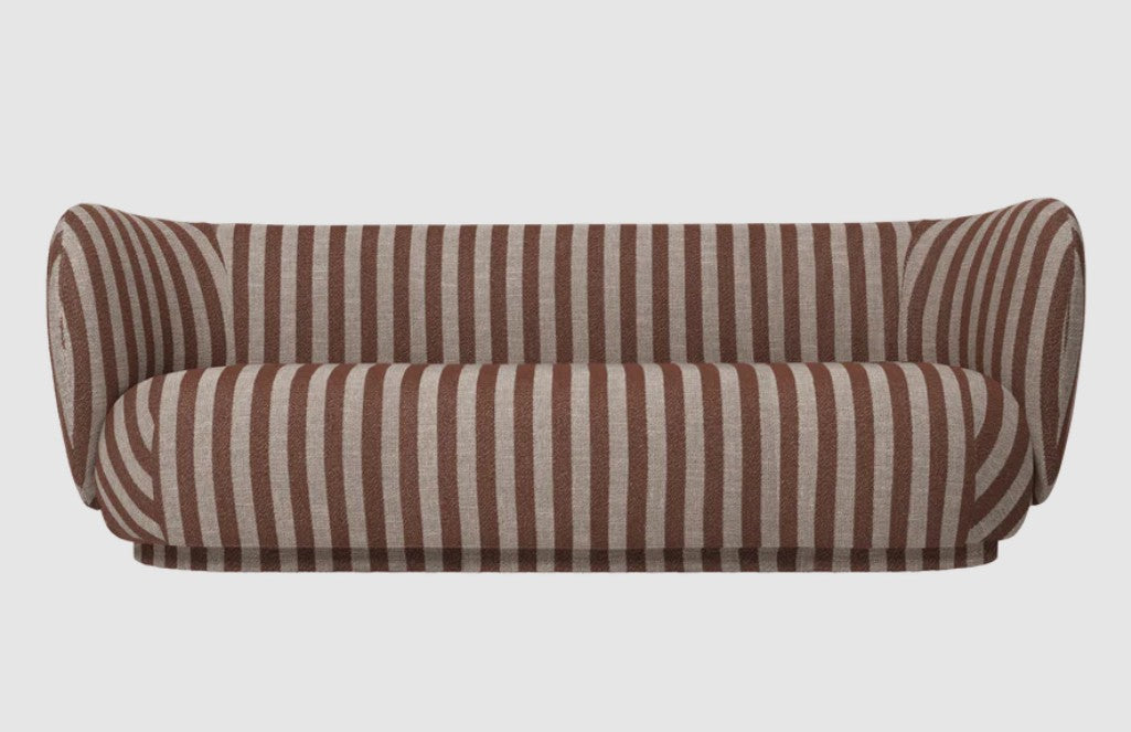 Rico Sofa 3-seater - Louisiana Sand/Chocolate