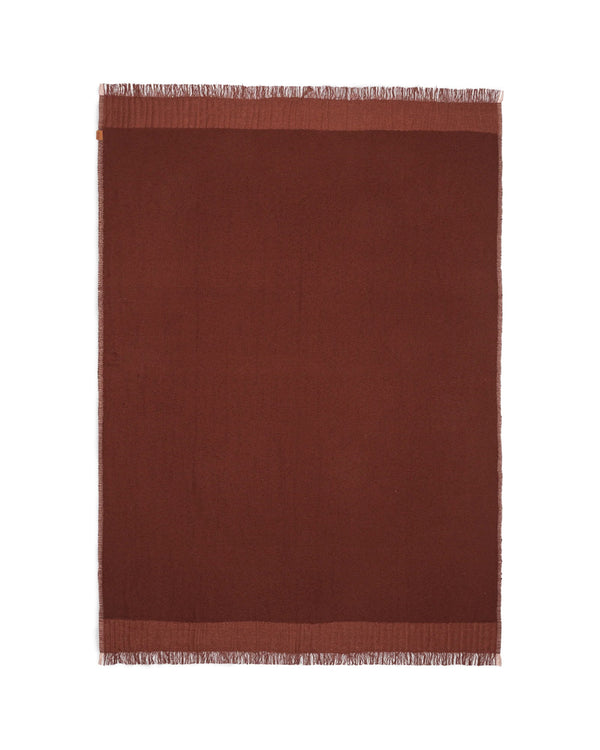 Manta Weaver rojo marrón · Ferm Living