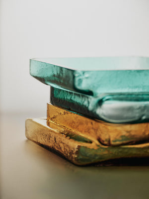 Centro de mesa Muro ámbar reciclado · Ferm Living