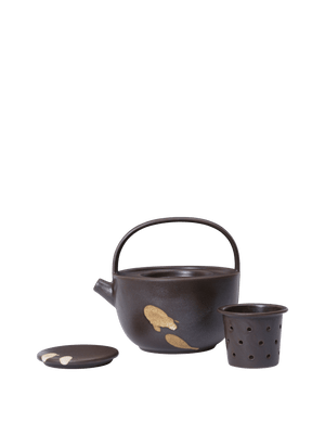 Tetera Koyo marrón oscuro/Buff · Ferm Living