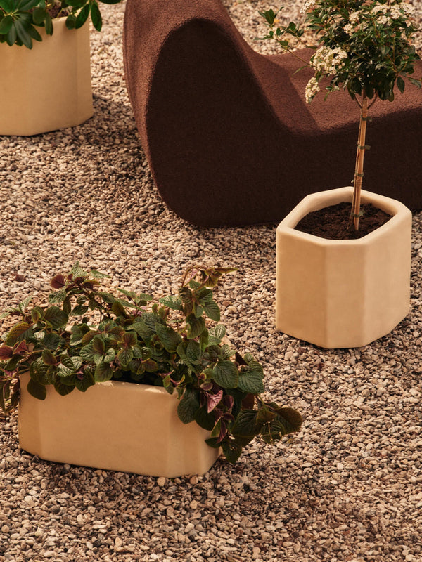 Macetero Staffa S marfil · Ferm Living