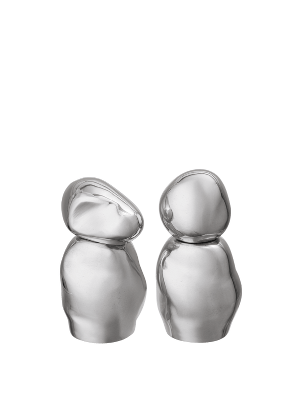 Moulins Orevo lot de 2 acier poli · Ferm Living