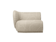Módulo sofá Rico reposabrazos izquierdo Can Lis arena/blanco roto · Ferm Living