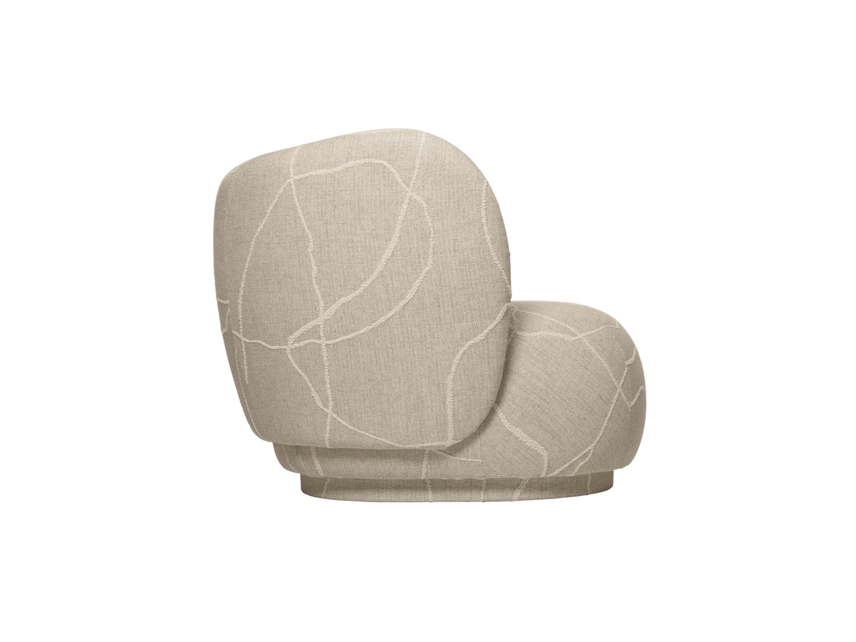 Módulo sofá Rico reposabrazos izquierdo Can Lis arena/blanco roto · Ferm Living