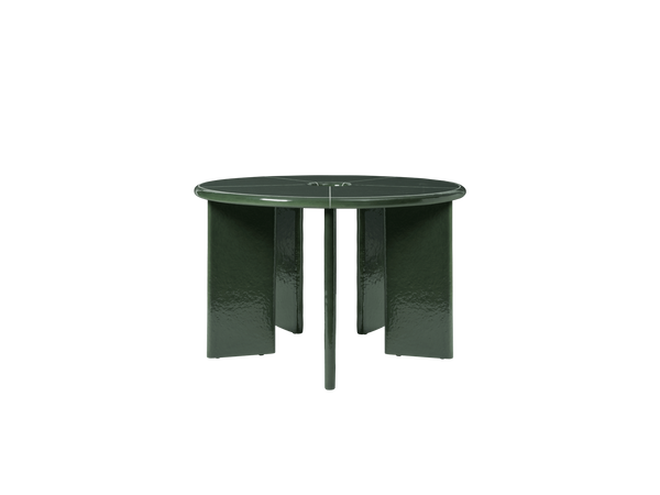 Mesa de comedor Deya verde oscuro · Ferm Living
