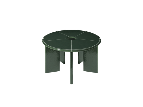 Mesa de comedor Deya verde oscuro · Ferm Living