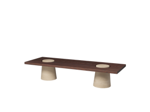 Mesa de centro Grova travertino · Ferm Living