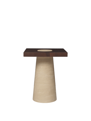 Mesa auxiliar Grova travertino · Ferm Living