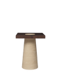 Mesa auxiliar Grova travertino · Ferm Living