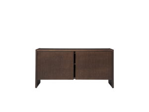 Mueble recibidor Parcel bajo roble teñido oscuro · Ferm Living