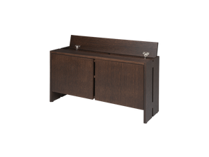 Mueble recibidor Parcel bajo roble teñido oscuro · Ferm Living
