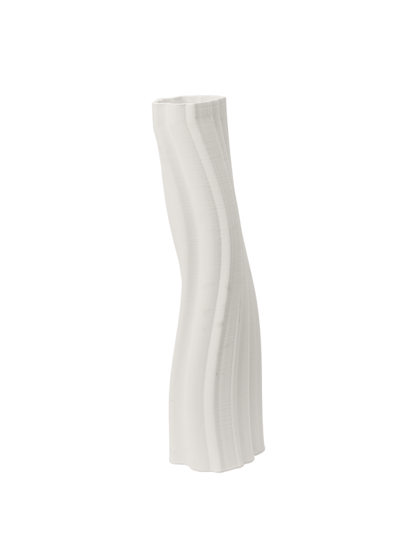 Jarrón de suelo Rylith blanco roto · Ferm Living