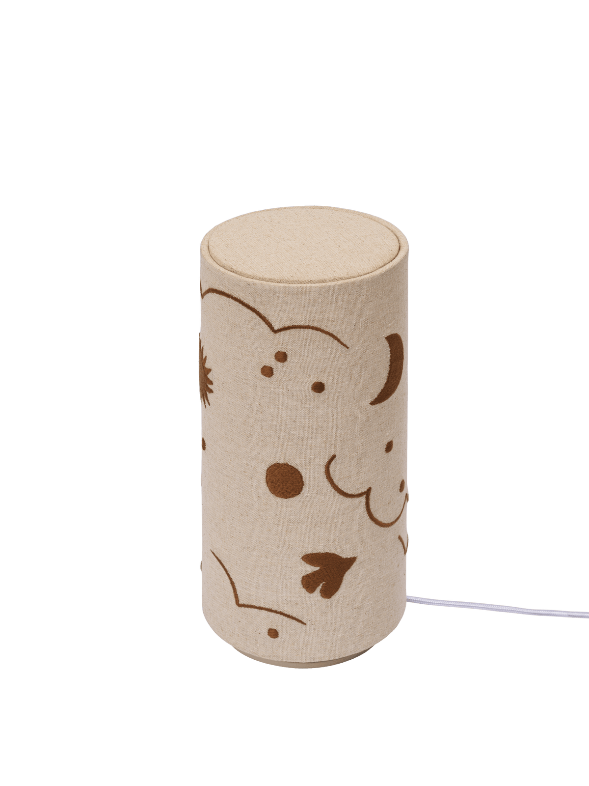 Lámpara de mesa Skye natural/bronce · Ferm Living