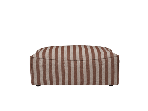 Puf rectangular Catena L501 Louisiana arena/chocolate · Ferm Living