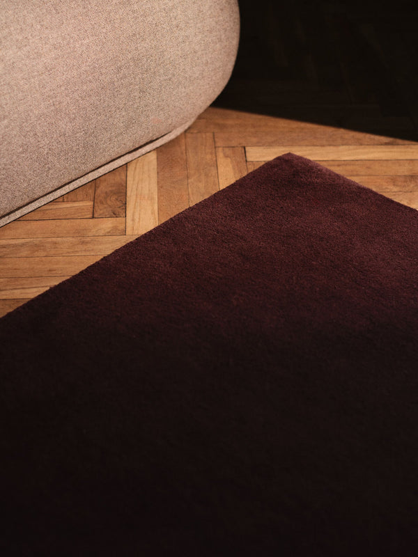 Tapis tufting Stille pécan foncé · Ferm Living