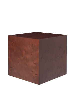 Mesa auxiliar cubo Burl de Ferm Living