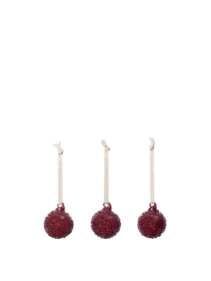 Bolas de cristal Flurry · Ferm Living · Small Picante Red
