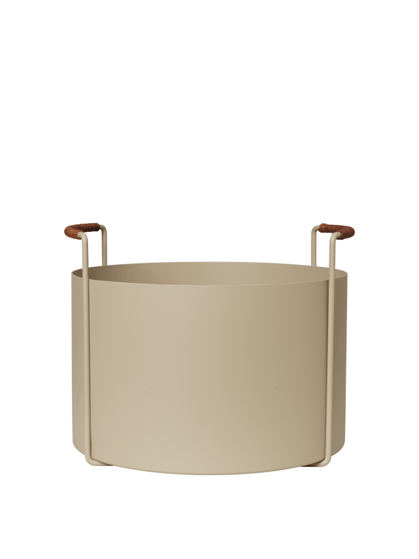 Cubo para leña Port cashmere · Ferm Living · vista 2